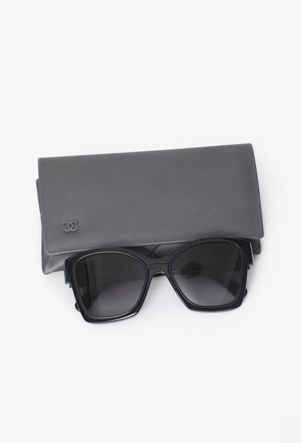 Chanel Tinted Butterfly 'CC' Sunglasses - 5