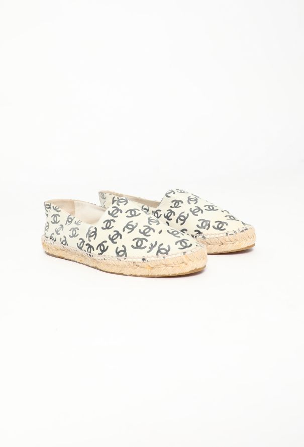 Chanel Bicolor Leather Espadrilles - 2 Chanel Bicolor Leather Espadrilles - 2
