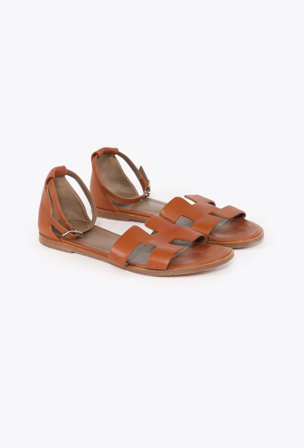 Hermès Calfskin Santorini Sandals, 2024 - 3
