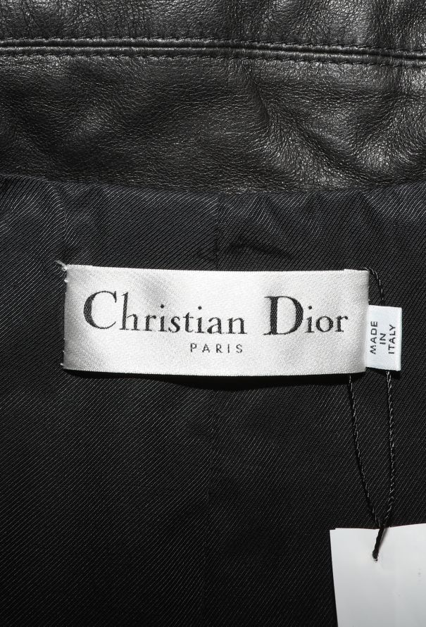 Dior Leather Military Jacket - 7