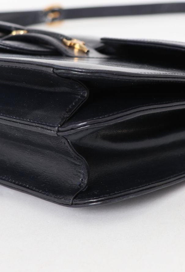 Gucci '70s Navy Horsebit Shoulder Bag - 9 Gucci '70s Navy Horsebit Shoulder Bag - 9