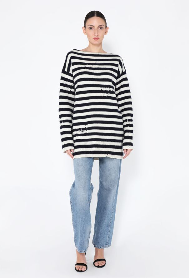 Dior 2019 Distressed Knit Pullover - 3