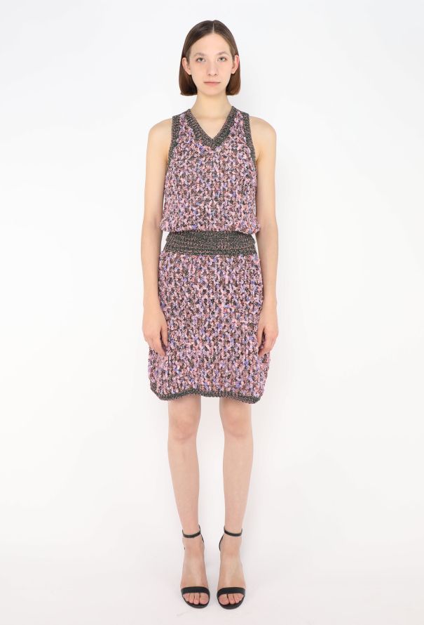 Chanel S/S 2015 Bouclé Skirt Ensemble - 4