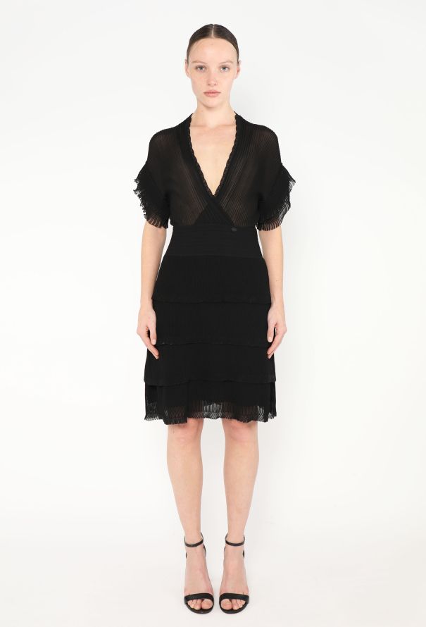 Chanel 2007 Tiered Ruffled Dress - 2 Chanel 2007 Tiered Ruffled Dress - 2