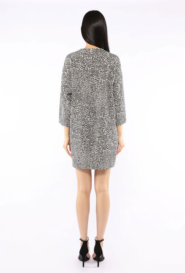 Céline Seersucker Silk Print Dress, Resort 2011 - 5