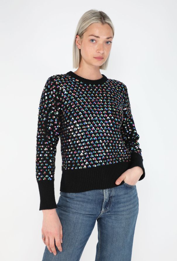 Dior Cashmere Sequin Sweater - 1