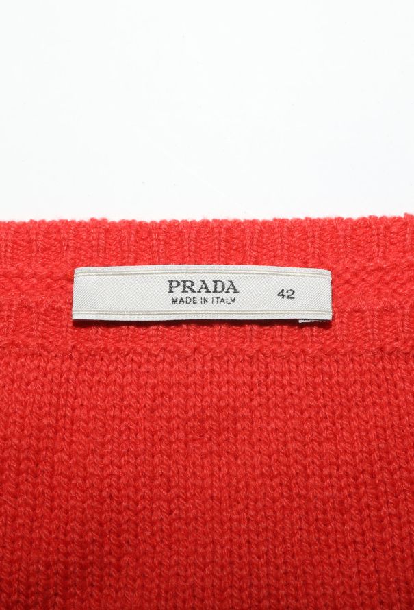 Prada Cashmere Knit Cropped Top - 5