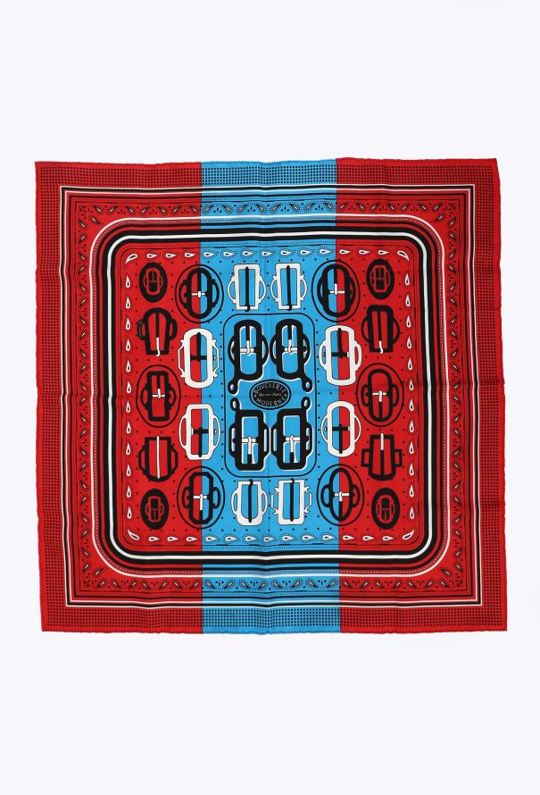 Hermès 2019 'Bovclerie' 55cm Silk Carré - 1