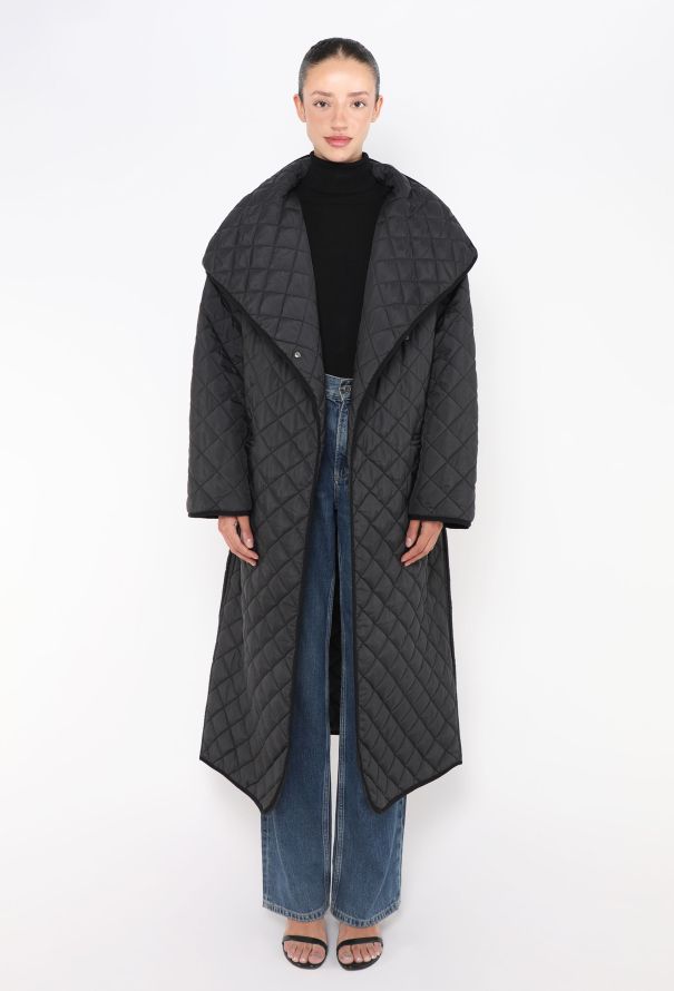 Toteme 2022 Oversized Quilted Coat - 2