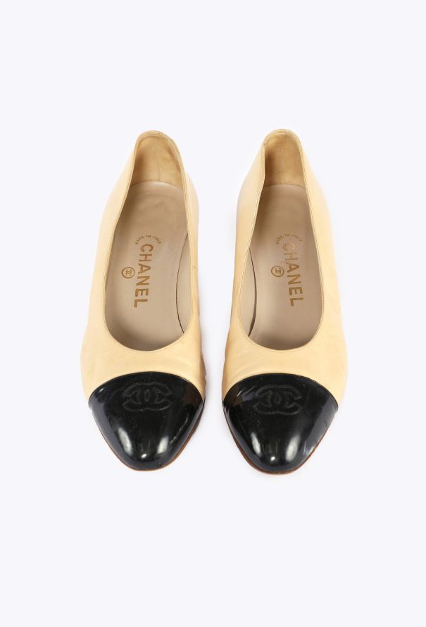 Chanel Vintage Cap Toe Pumps - 2
