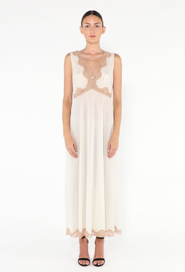 Emilio Pucci '60s Lace Trim Slip Dress - 1