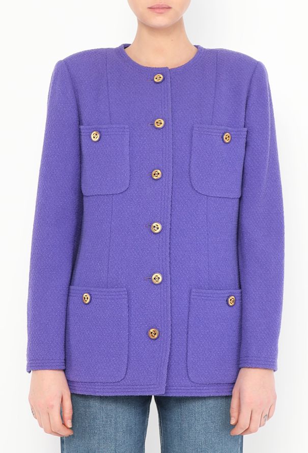 Chanel RARE F/W 1991 'CC' Bouclé Jacket - 1