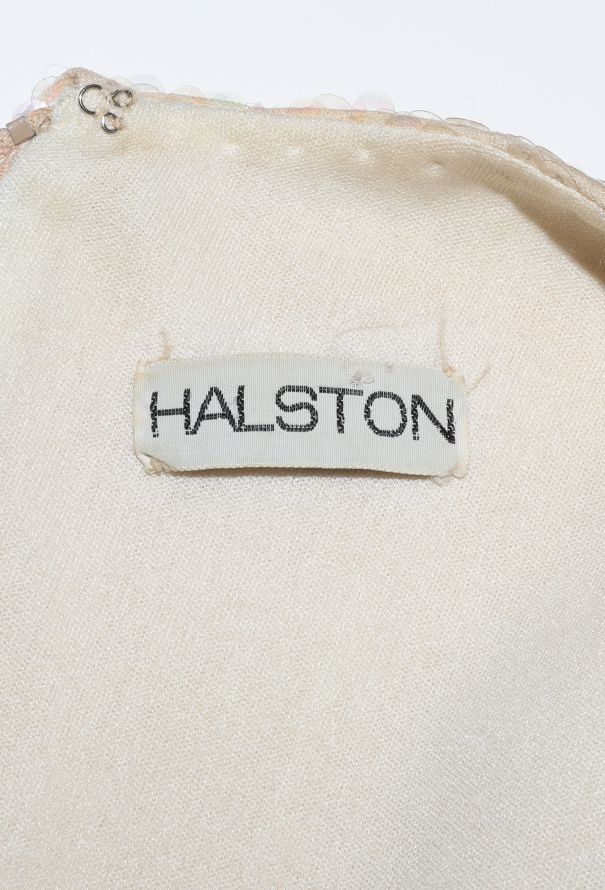 Halston HIGHLY COLLECTOR F/W 1973 Sequin Dress - 6