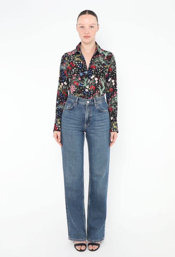 Valentino Pre-Fall 2015 Floral Silk Blouse - 2