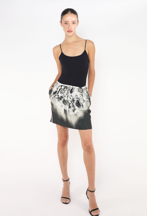 Prada S/S 2010 Graphic Silk Skirt - 4