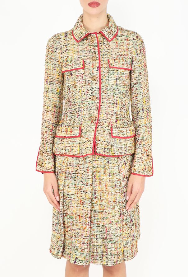 Chanel Early '70s Haute Couture Tweed Ensemble - 7