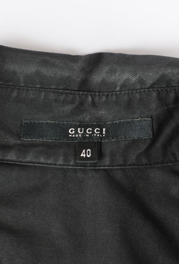 Gucci Tom Ford Asymmetrical Button Down Shirt - 8