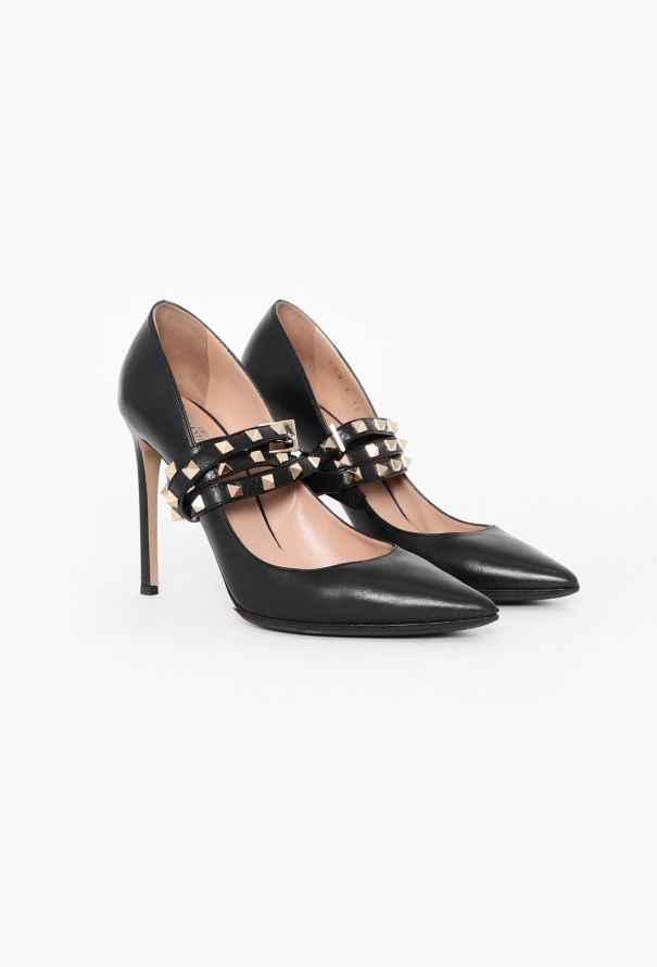 Valentino 2021 Leather Rockstud Pumps - 2