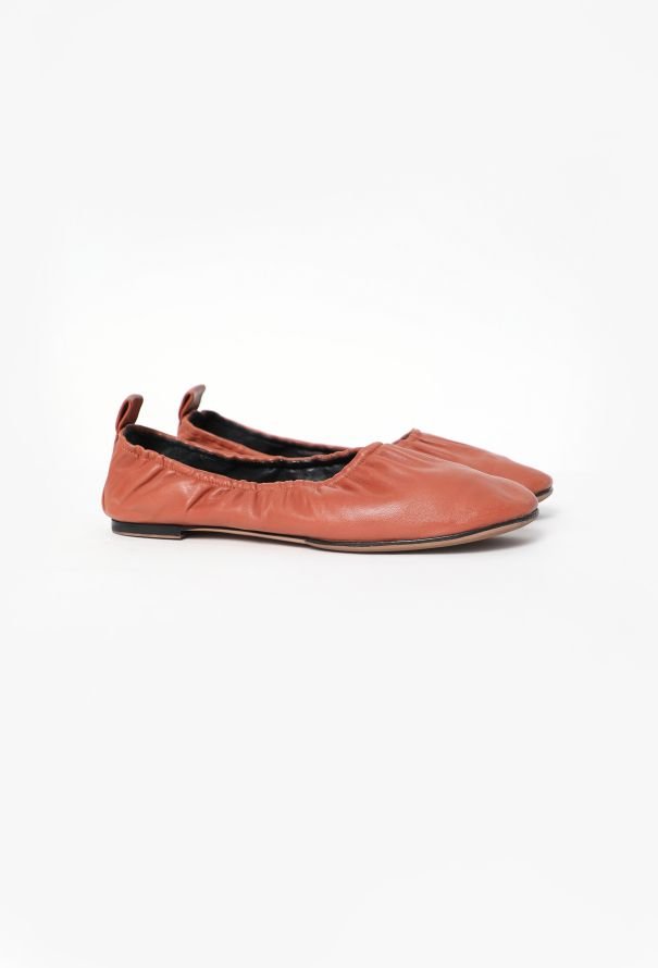Céline S/S 2015 Leather Ballerina Flats Camel brown - 3 Céline S/S 2015 Leather Ballerina Flats Camel brown - 3