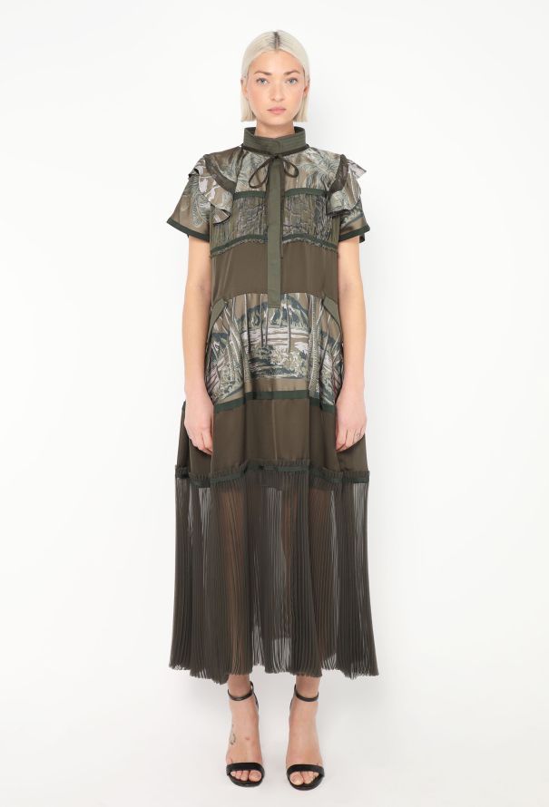 Sacai S/S 2020 x SunSurf Patchwork Dress - 1