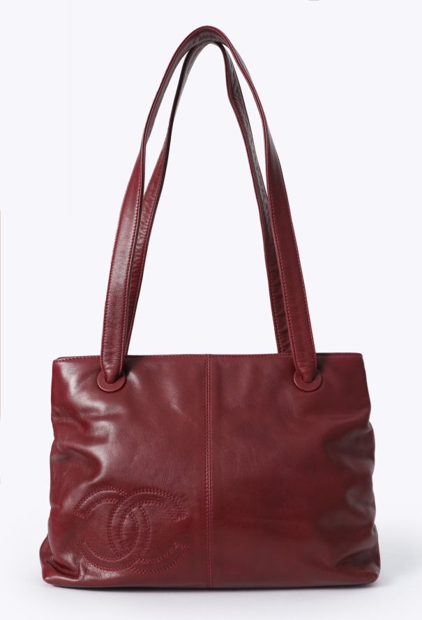 Chanel Vintage CC Shopping Tote Bag - 1