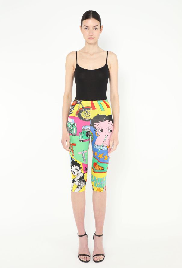 Gianni Versace 1991 Betty Boop Pop Art Capris - 3 Gianni Versace 1991 Betty Boop Pop Art Capris - 3