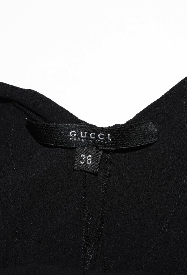 Gucci Tom Ford 2003 Chiffon One-Shoulder Dress - 5 Gucci Tom Ford 2003 Chiffon One-Shoulder Dress - 5