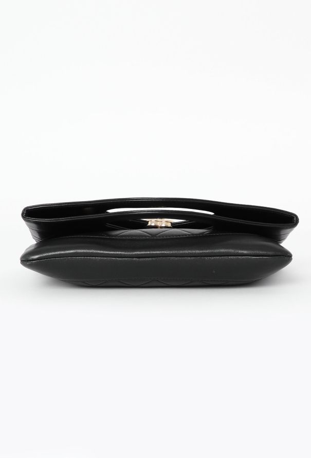 Chanel Black Classic Quilted 31 Clutch - 6