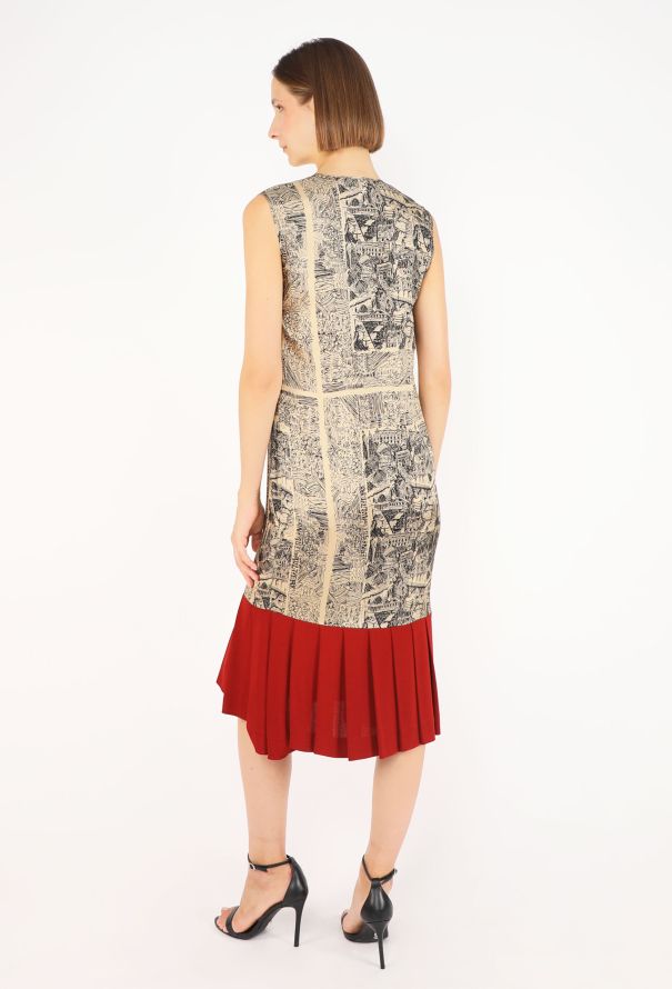 Jean Paul Gaultier City Print Silk Dress, 2005 - 4