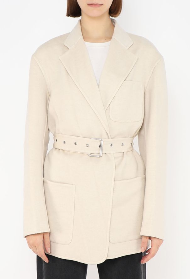 Céline 2016 Belted Cashmere Jacket - 1 Céline 2016 Belted Cashmere Jacket - 1
