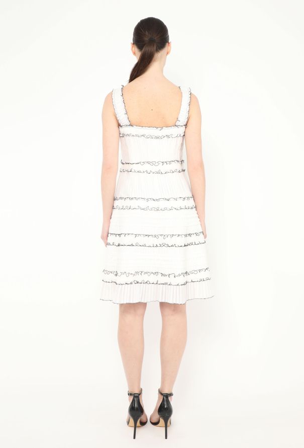 Chanel S/S 2017 Ruffled Voile Silk Dress - 4 Chanel S/S 2017 Ruffled Voile Silk Dress - 4