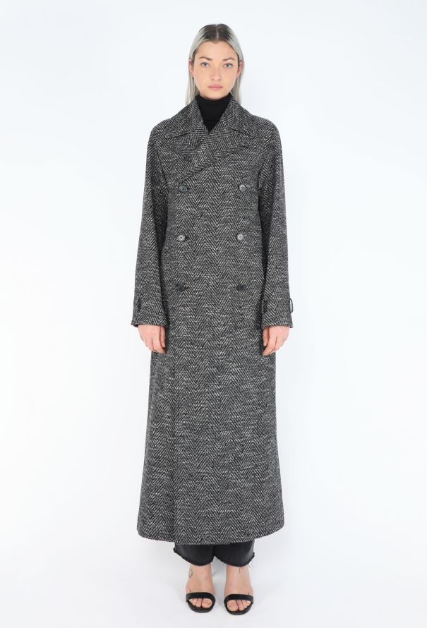 Céline 2018 Tailored Chevron Coat - 6