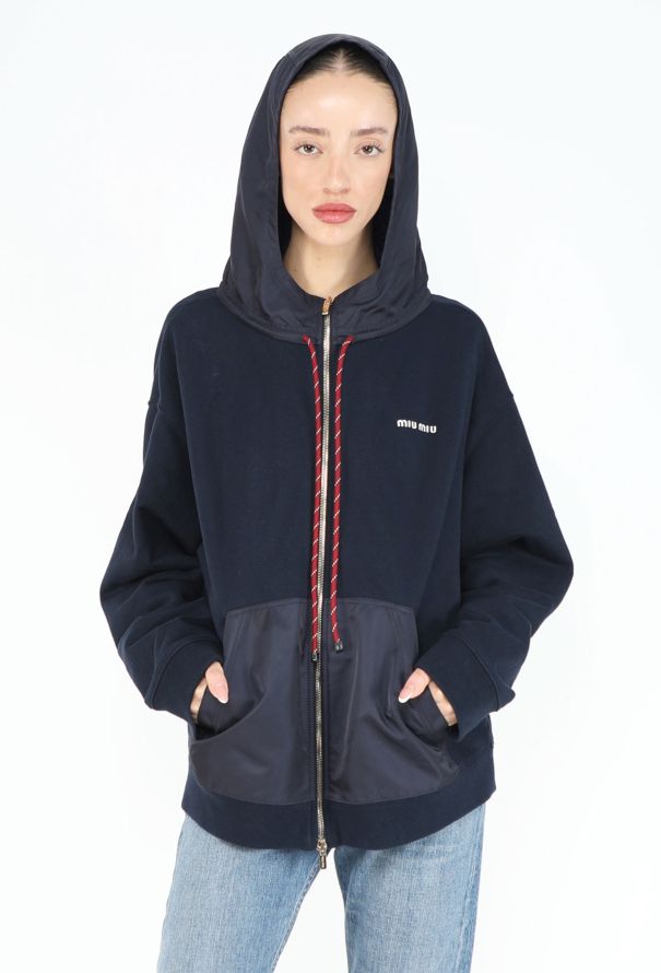Miu Miu 2024 Hooded Track Jacket - 4
