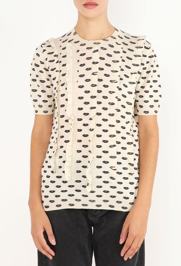 Prada Re-edition 2000 Lip Print Top - 1