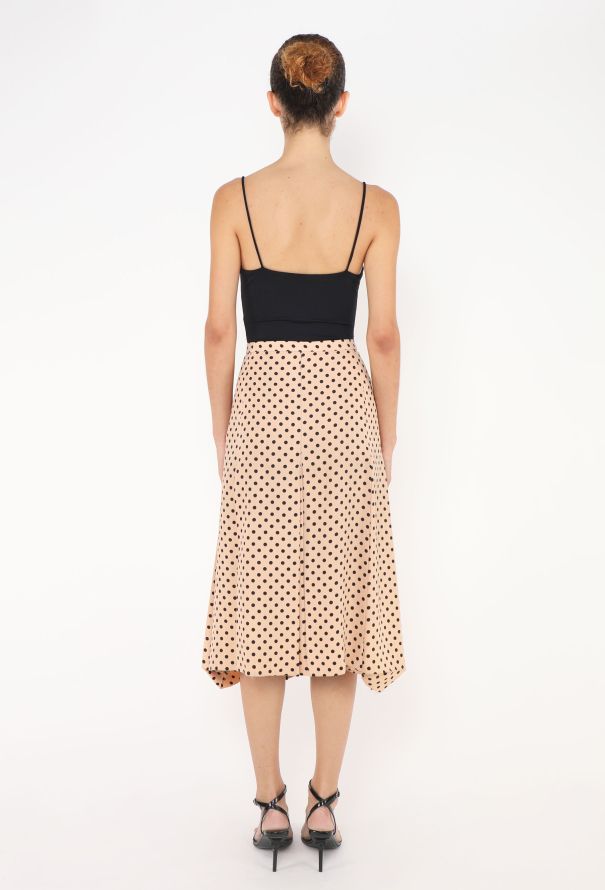 Saint Laurent Early '70s Polka Dot Skirt - 3