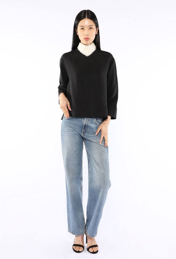 Céline Mock-Neck Blouse, Pre-Fall 2014 - 3