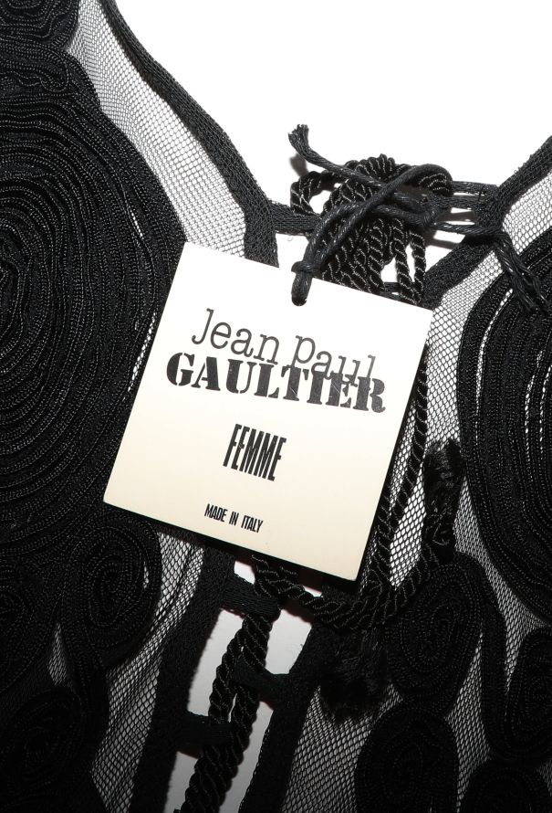 Jean Paul Gaultier '90s Passementerie Open-Back Dress - 6