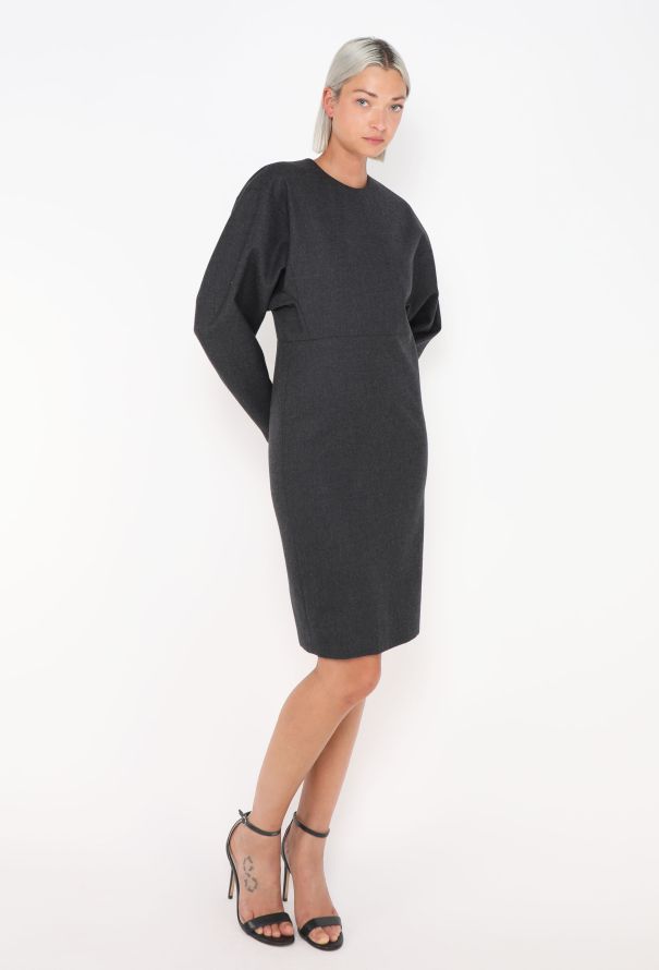 Céline Pre-Fall 2012 Zippered Wool Dress - 4
