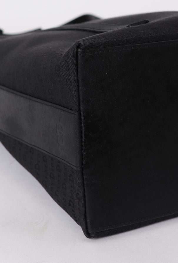 Dior Black Monogram Tote Bag - 9