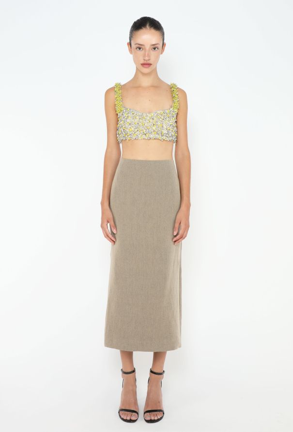 Dries Van Noten 2022 Beaded Ceba Bralette Top - 3