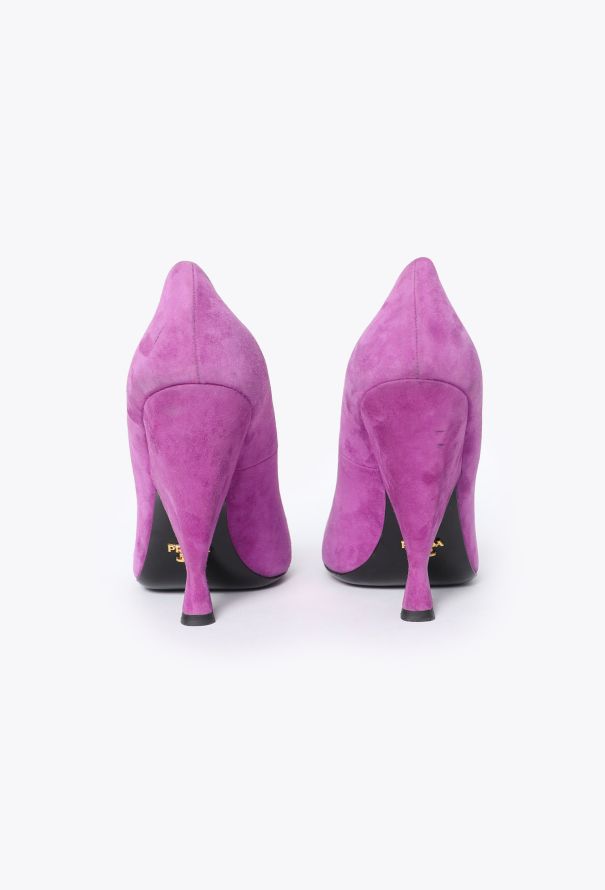 Prada Suede Mod Pumps - 4 Prada Suede Mod Pumps - 4