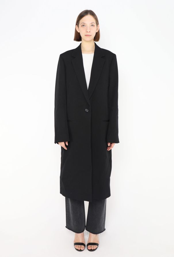 Toteme 2025 Grain de Poudre Tailored Coat - 1 Toteme 2025 Grain de Poudre Tailored Coat - 1