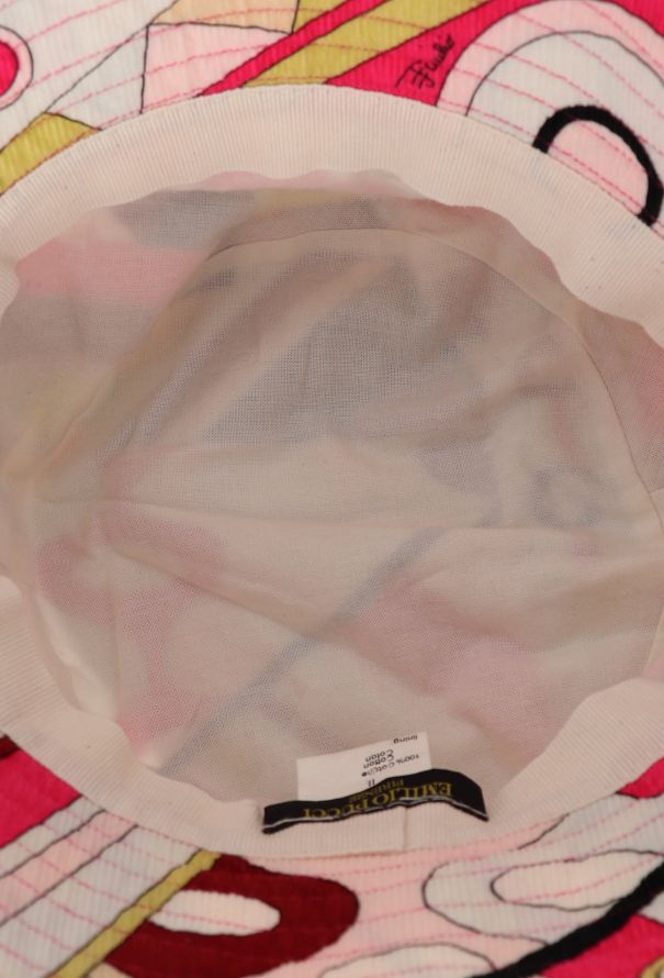 Emilio Pucci Graphic Corduroy Bucket Hat - 5