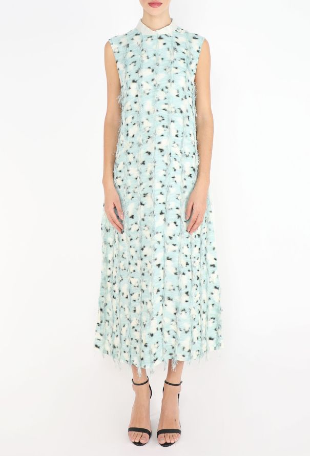Jil Sander Pre-Fall 2025 Fil Coupé Printed Dress - 3