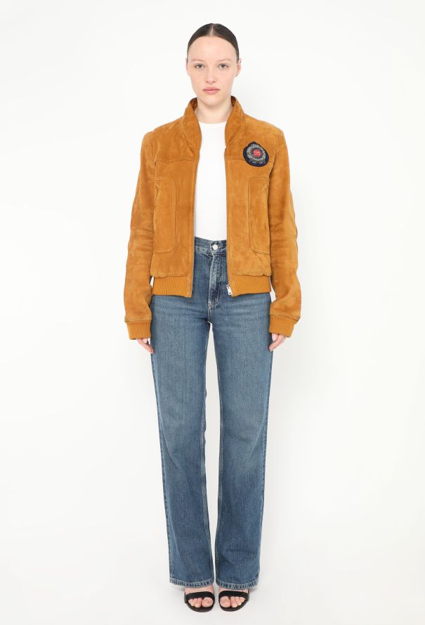 Balenciaga S/S 2006  Suede Bomber Jacket - 5 Balenciaga S/S 2006  Suede Bomber Jacket - 5