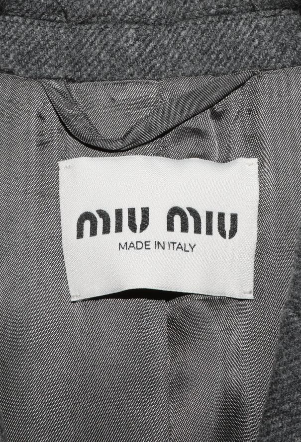 Miu Miu F/W 2024 Cinched Twill Emblem Blazer - 5 Miu Miu F/W 2024 Cinched Twill Emblem Blazer - 5