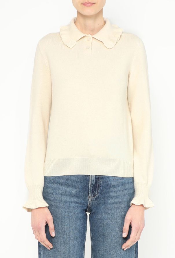 Céline 2020 Ruffled Knit Sweater - 1