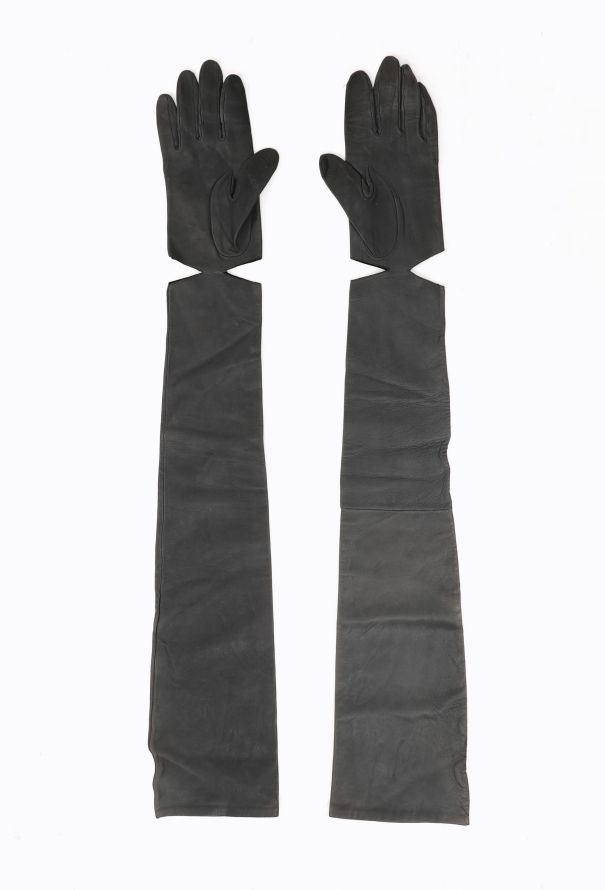 Balenciaga Lambskin Cut-Out Gloves, Early 2000s - 1