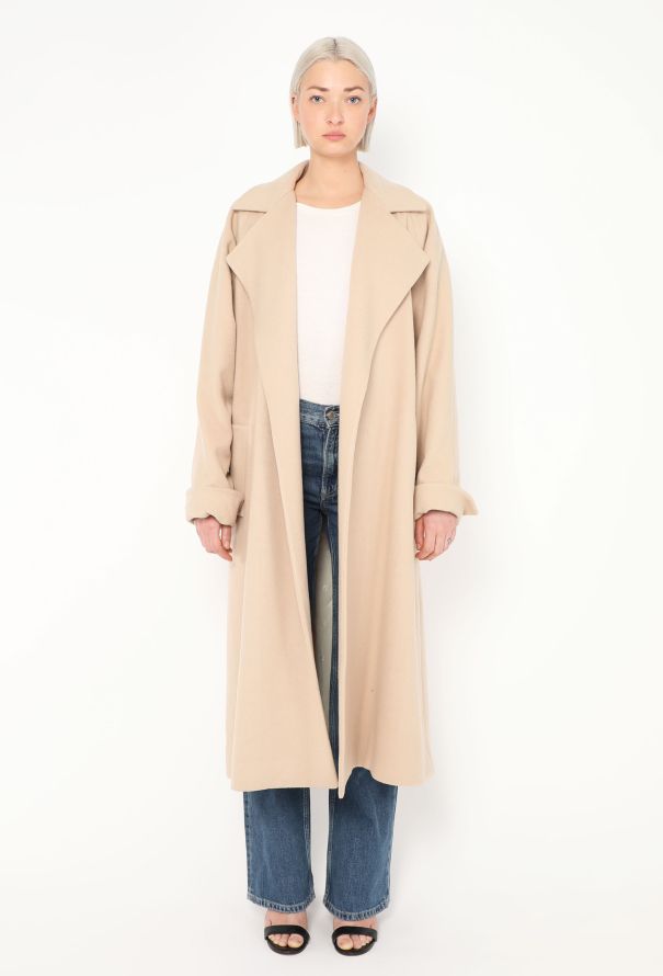 Dior Vintage Belted Twill Coat - 2
