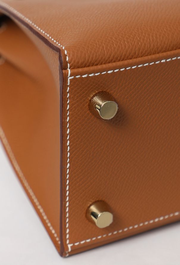 Hermès 2023 Gold Epsom Kelly Sellier 25 - 11